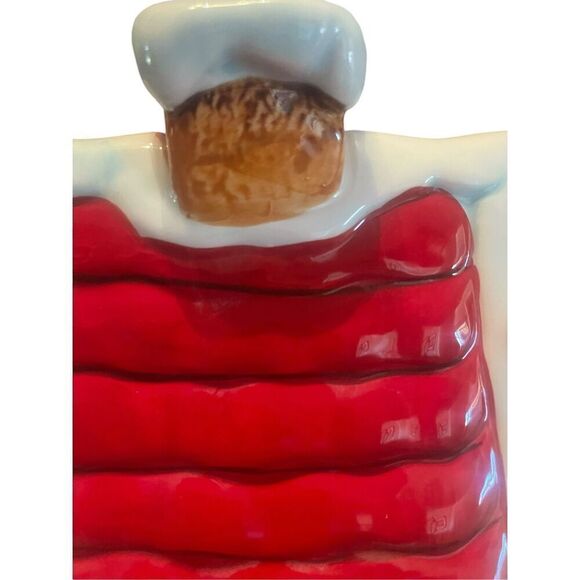 Sleigh Bell Bistro Home Decor Multicolor Ceramic Gingerbread House Container - Picture 9 of 14